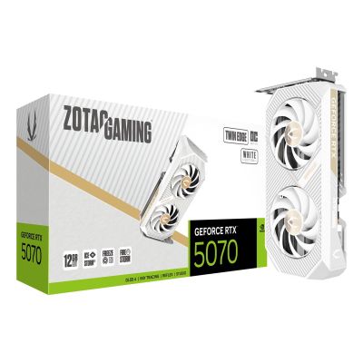 22. ZOTAC GAMING GeForce RTX 5070 Twin Edge OC WHITE ED 12GB GDDR7 Grafikkarte