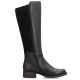 18. Damen-Lederstiefel im Offiziersstil, gefüttert, schwarz Rieker Z9564-00