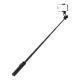 2. Selfie Stick WC1Y2S Teleskopstativ 1,3 m aus Aluminiumlegierung mit Telefonhalter – Schwarz