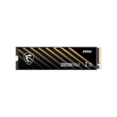 2. MSI SPATIUM M461 2 TB PCIe 4.0 NVMe M.2 2280 SSD