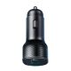 7. Joyroom JR-CCD04 30W 2x USB-C USB-A Autoladegerät mit Display - Schwarz