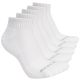 3. Skechers 5er-Pack Unisex 1/2 Frottee Viertelrund-Sneaker S602095-100 Weiß 39-42