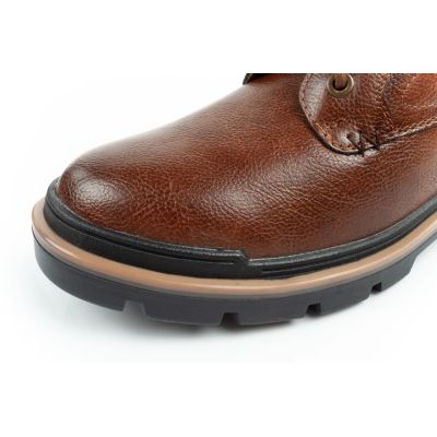 6. Wrangler Nevada Herren Schuhe Chelsea Boots elegant modisch Schnürer Braun