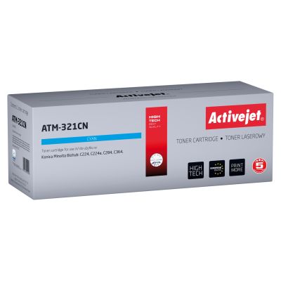 Activejet ATM-321CN Toner (ersetzt Konica Minolta TN321C; Supreme; 25.000 Seiten; blau)