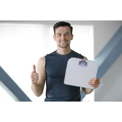 8. ELDOM Mechanische Badezimmerwaage BR2016B Weiß Bis 130 kg