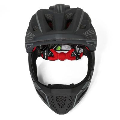 8. Wozinsky Kinder-Integralhelm mit USB-Rücklicht, Größe S – Grau