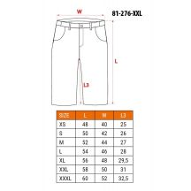 PREMIUM-Shorts, 62 % Baumwolle, 35 % Polyester, 3 % Elasthan, Größe XXL