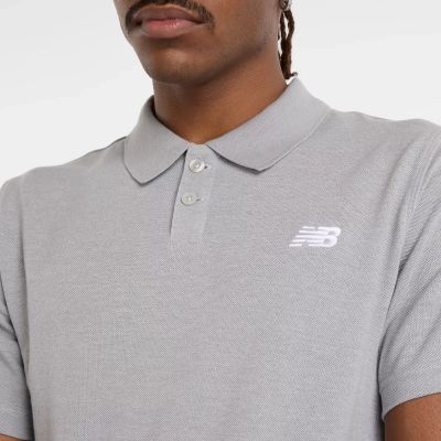 14. New Balance Baumwoll-Piqué-Poloshirt M MT51519AG