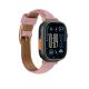 3. AmazingThing Class Band Lederarmband für Apple Watch 45 / 46 / 49 mm - Rosa
