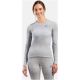 3. Damen-Thermounterhemd Odlo Active Warm X Pow BL Top Crew Neck L/S – Silver Grey, Größe: M