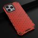 14. Honeycomb Handyhülle Schutzhülle mit TPU Rahmen für iPhone 13 Pro rot