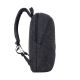 3. RIVACASE Anvik 15,6"-Laptop-Rucksack, 15 l, schwarz, aus wasserdichtem Material, Fächer für ein 10,5"-Tablet, Smartphone, Dokumente, Zubehör, Trinkflasche