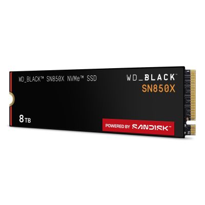 6. WD Black SN850X 8 TB M.2 NVMe SSD WDS800T2X0E