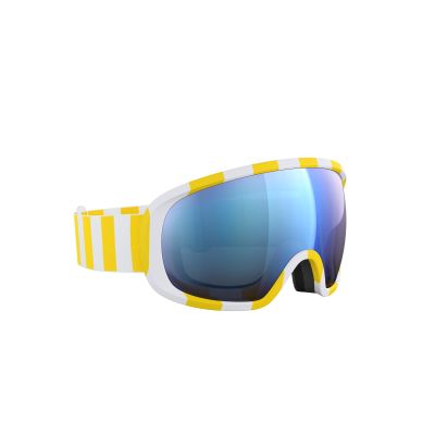 3. POC Fovea Skibrille Weiß/Gelb
