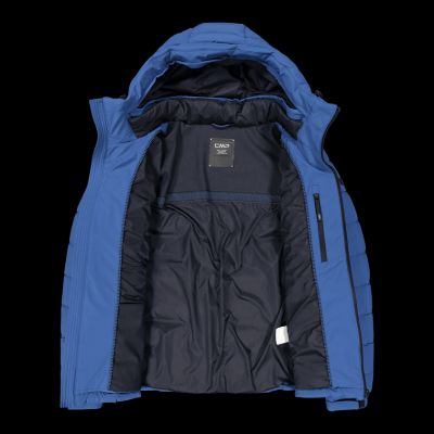 8. CMP Herren Wintersportjacke mit Kapuze, Blau (34K0167/M969)