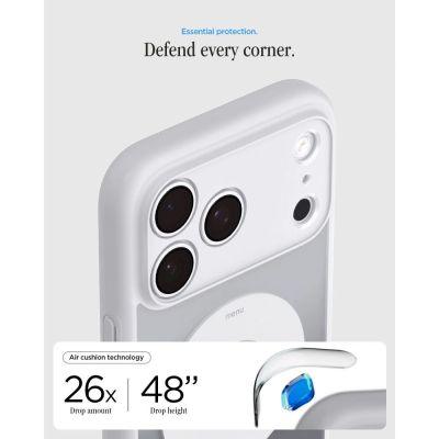 10. Spigen Ultra Hybrid MagSafe Hülle für iPhone 18 Pro Max / 17 Pro Max – Silber