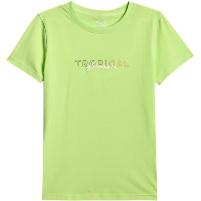 2. Damen-T-Shirt 4F F2717 hellgelb 4FWSS26TTSHF2717 73S