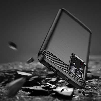 6. Carbon Case Flexible Schutzhülle für Xiaomi Redmi Note 11 schwarz