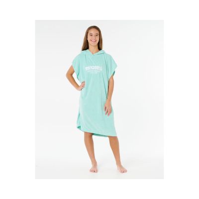 3. RIP CURL Classic Surf Kapuzenhandtuch-Mädchen-Poncho Grün