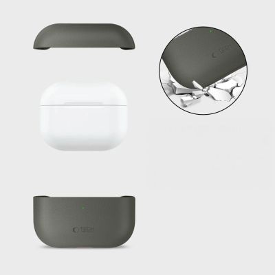 6. Tech-Protect NaturalFit Hülle für AirPods Pro 3 – Grün