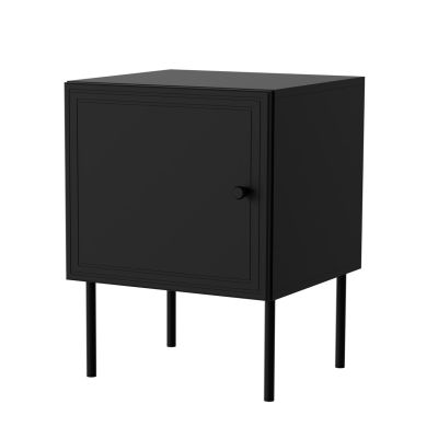 PALAZZO BIS 2-teiliger Nachttisch 45x39xH59 schwarz matt