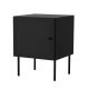 PALAZZO BIS 2-teiliger Nachttisch 45x39xH59 schwarz matt