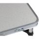 27. Klappbarer Campingtisch 120x60x70/62/55cm, 4 Stühle und Ablage