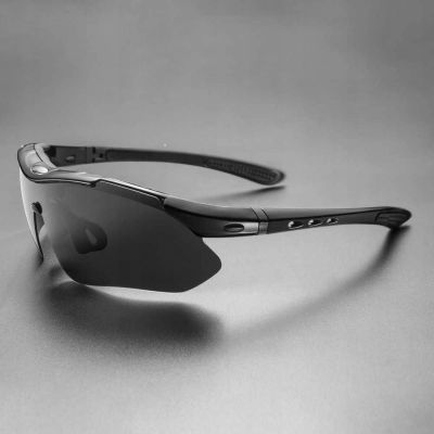 6. Rockbros 10003 Polarisierte Radsportbrille - Schwarz