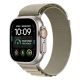 2. Tech-Protect Nylon Pro Armband für Apple Watch 44 / 45 / 46 / 49 mm – beige-olivfarben