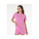 RIP CURL Surf Puff Party Pack Relaxed Pink Damen-T-Shirt