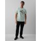 4. Herren-T-Shirt mit Aufdruck, regulär, Größe 4F 4FKAW26TTSHM4474-47S