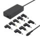 Qoltec 50012.90W Notebook-Netzteil (20V; 4,5A, 4,62A, 4,74A, 4,9A; 90W; 11mm, 4,8mm, 5,0mm, 5,5mm, 6,5mm, 7,4mm x 1,7mm, 2,5mm, 3,2mm, 4,2mm, 4,3mm, 5mm)