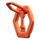 4. UAG Magnetischer Ringständer – magnetischer Ständer, der am Schutzgehäuse befestigt ist (orangefarben).