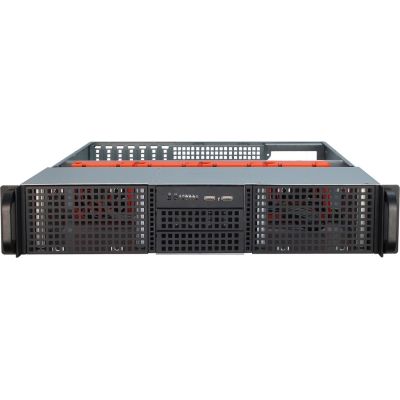 4. Inter-Tech 2U-20255 Rack Schwarz, Edelstahl