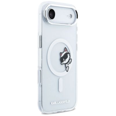 4. Karl Lagerfeld IML Peekaboo MagSafe Hülle für iPhone Air – Transparent