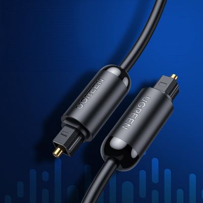 5. Ugreen AV122 70892 Optisches Audio-Toslink/SPDIF-Kabel 2 m – Schwarz