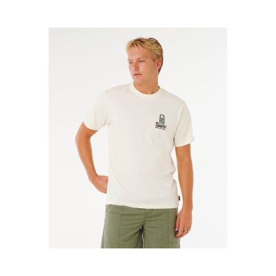 RIP CURL Vaporcool Search Stack Tee Herren Weiß
