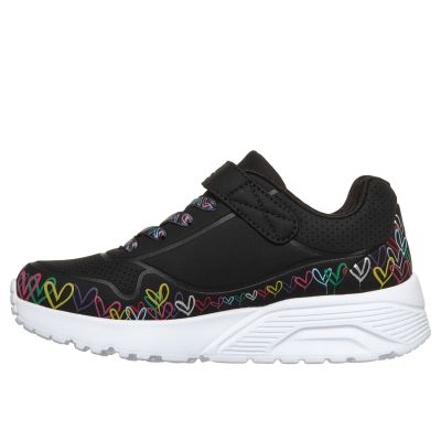 3. Skechers UNO LITE HEART CRAZE Kinder-Sneaker 314091L BKMT