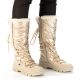 20. Rieker W RKR640 wasserdichte hohe Schneestiefel beige