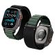 Armband Spigen WBF1 Armband für Apple Watch 44 / 45 / 46 / 49 mm - Schwarz und Grün