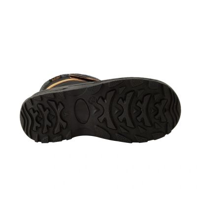 6. Lee Cooper Kinderwinterstiefel, braune, gefütterte Schneestiefel mit Klettverschluss