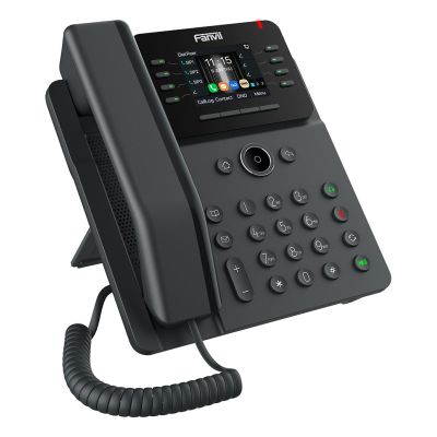 2. Fanvil V62G VoIP-Telefon, Schwarz, 12 Leitungen, LCD-Display