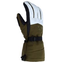 VIKING Norvik Pro Freeride-Handschuhe für Erwachsene, Khaki mit weißem Leder, Größe 6