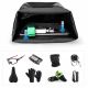 6. Rockbros AS-003-1BK wasserdichte Fahrradtasche mit Schultergurt, Vorder-/Hinterradbefestigung, 10-14 l – schwarz