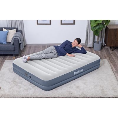 13. Bestway 6716T Luftmatratze Doppelmatratze Blau, Grau