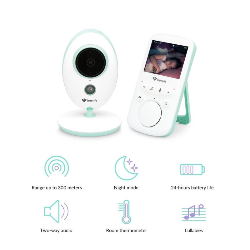 2. TrueLife NannyCam V24 Pro LCD 2,4" 20fps Babyphone