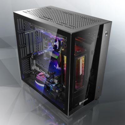 15. RAIJINTEK PAEAN Mini Mini Tower Schwarz