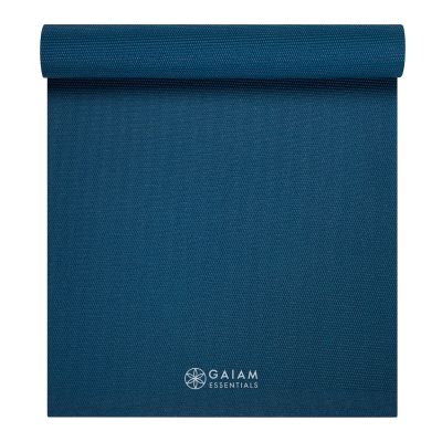 Gaiam Essentials 6 mm Yogamatte mit Marineblau 63314