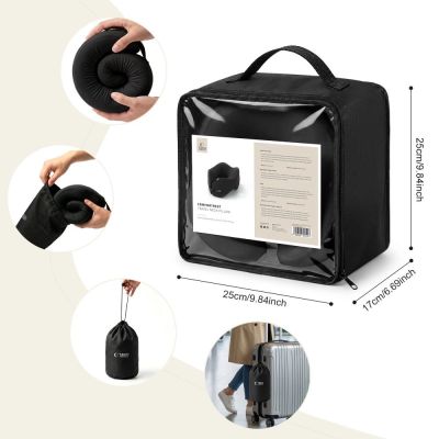 7. Tech-Protect ComfortRest Reisekissen – Schwarz