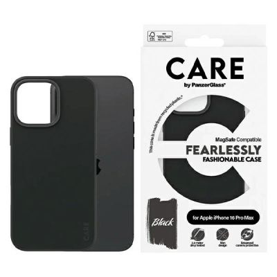 CARE by PanzerGlass Fashion Case iPhone 16 Pro Max 6,9" schwarz/schwarz MagSafe 1380